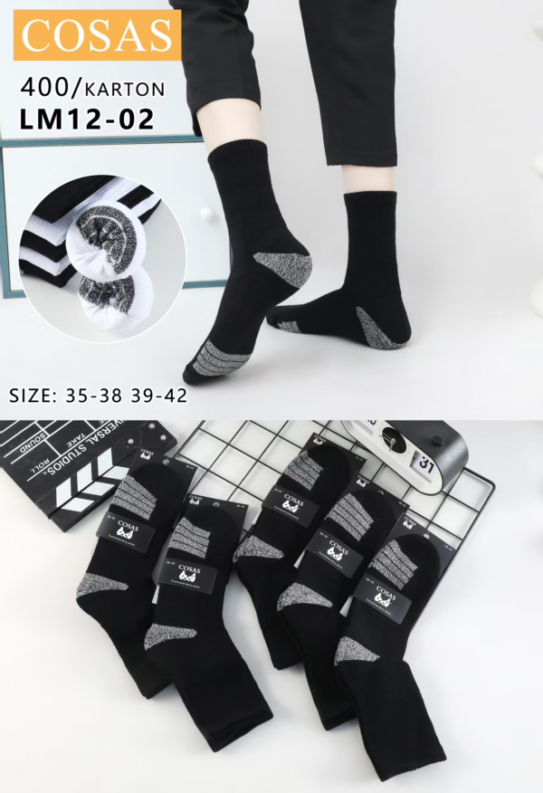 Skarpety damskie Roz 35-42, 1 kolor Paczka 40 szt